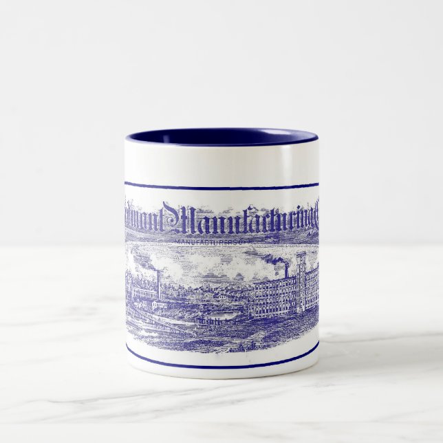 Piedmont Maufacturing blåttmugg Två-Tonad Mugg (Center)