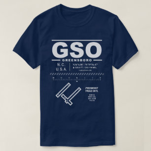 Piedmont Triad Internationell Airport GSO T-Shirt