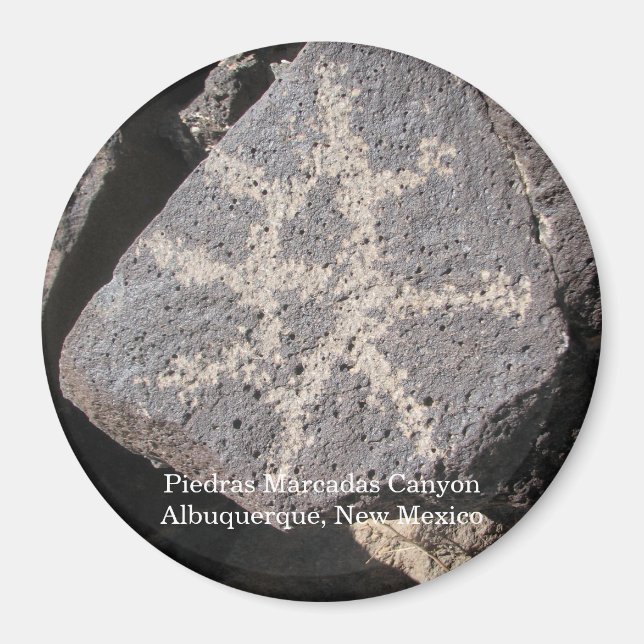 Piedras Marcadas Canyon Magnet (Framsidan)