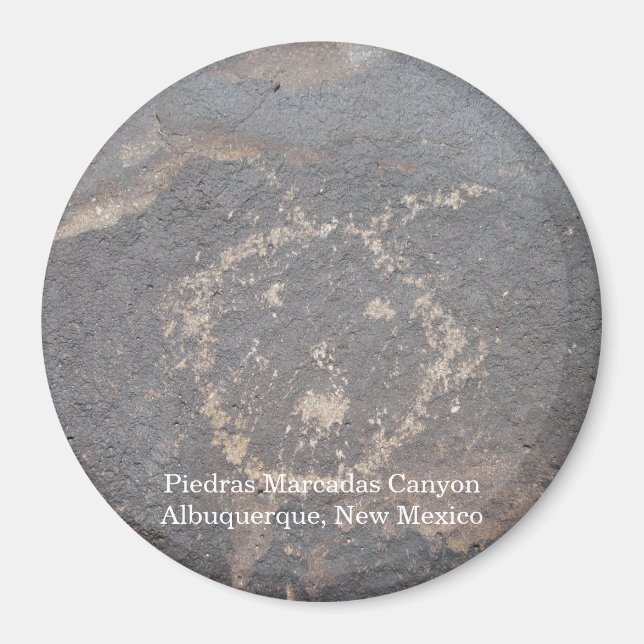 Piedras Marcadas-canyon Magnet (Framsidan)