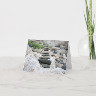 Piedras zen en la playa de Almería Kort