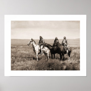 Piegan Blackfeet-hövdingar Poster