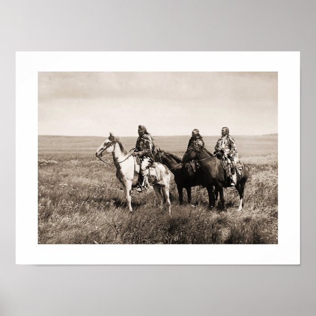 Piegan Blackfeet-hövdingar Poster (Framsidan)