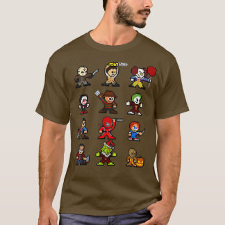 Piel Halloween Scary Horror Julspelen T Shirt