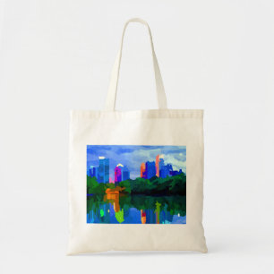 Piemmont Park Atlanta Georgia Skyline Tygkasse