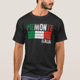 Piemonte Italia Italien Flagga Italia Manar Womens T Shirt