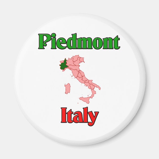 Piemonte Italien Magnet (Framsidan)