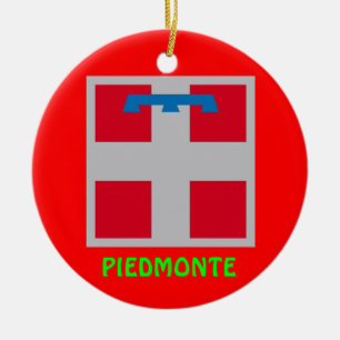 Piemonte, Italiens julprydnader Julgransprydnad Keramik