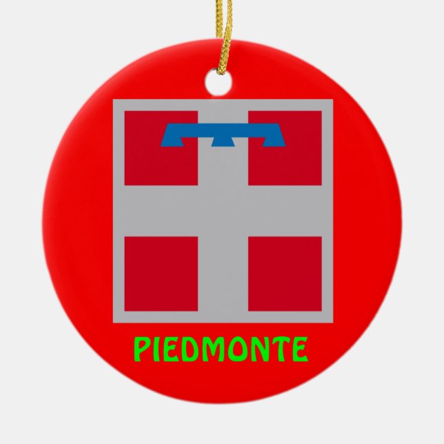 Piemonte, Italiens julprydnader Julgransprydnad Keramik (Framsidan)
