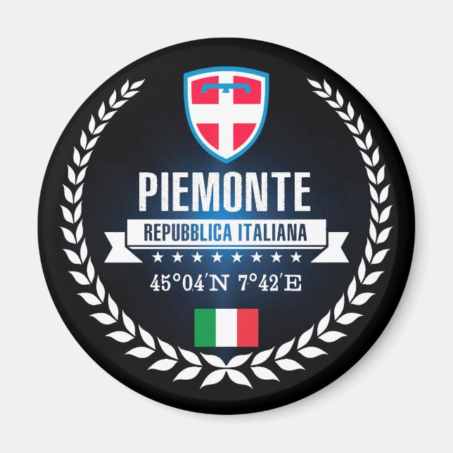 Piemonte Magnet (Framsidan)
