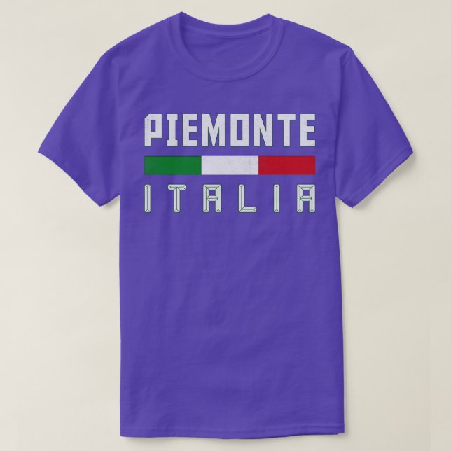 Piemonte Piemmont Italia T Shirt (Design framsida)