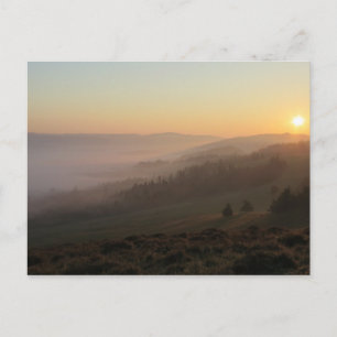 Pieniny-höstsoluppgång Vykort
