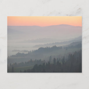 Pieniny sunrise vykort
