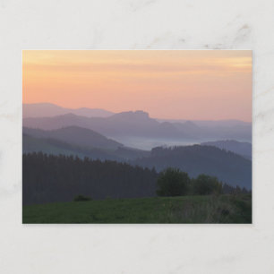 Pieniny sunrise vykort