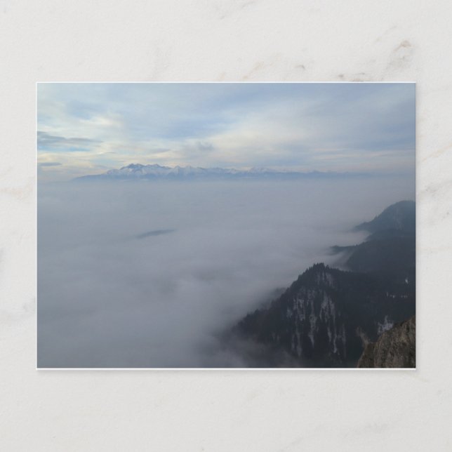 Pieniny View from Three Krona Poland Vykort (Framsida)