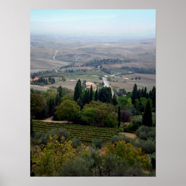 Pienza liggande poster (Framsidan)