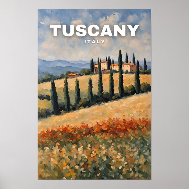 Pienza Tuscany Poster (Framsidan)