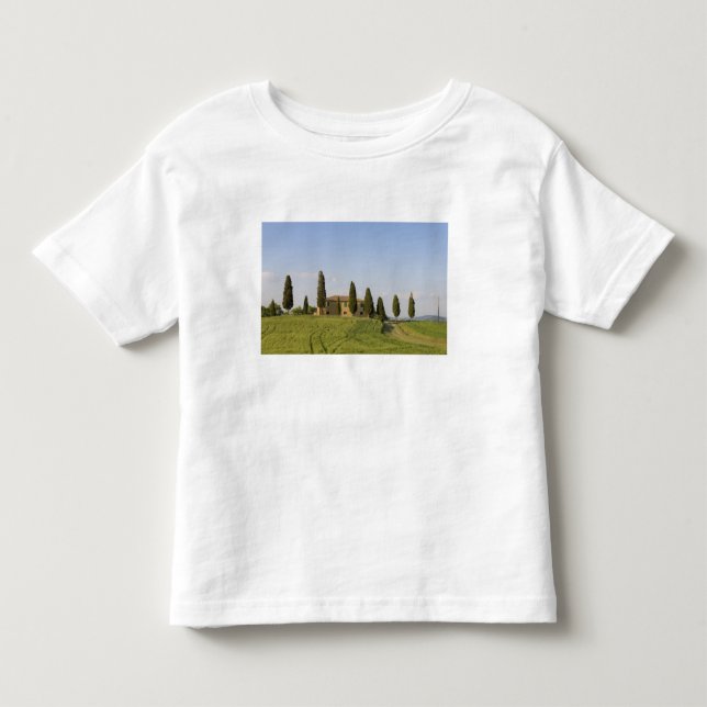 Pienza, Val d'Orcia, Siena-provinsen, Toskana Tee Shirt (Framsida)