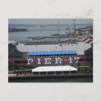 Pier 17 South Street Seaport Manhattan Postcard NY Vykort