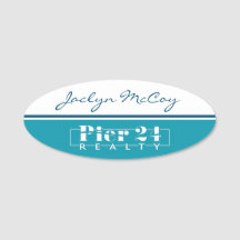Pier 24 Realty Namn bricka
