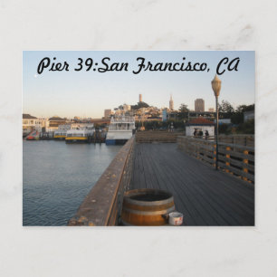 Pier 39:San Francisco,CA-vykort Vykort