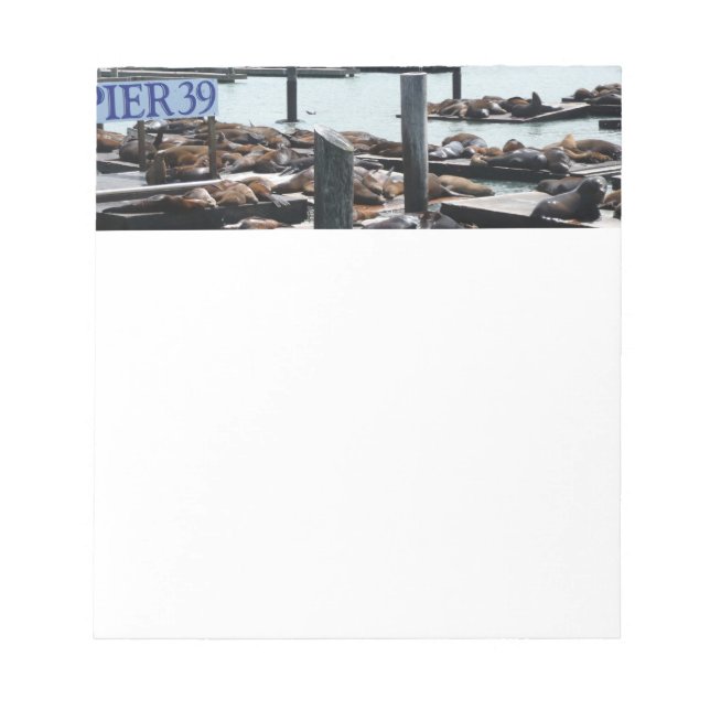 Pier 39 Sea Lejon Anteckningsblock (Framsida)