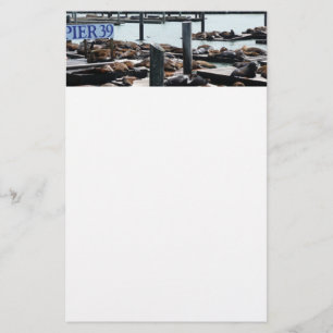 Pier 39 Sea Lejon Brevpapper