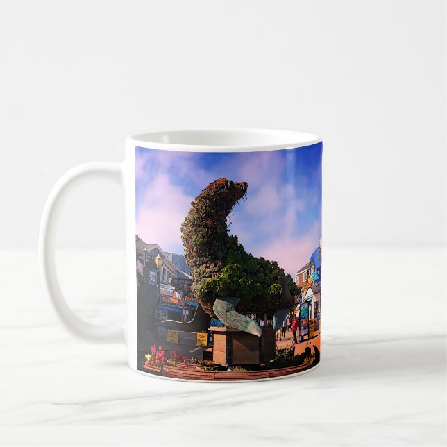 Pier 39 Sea Lejon Statue #2 Mugg (Vänster)