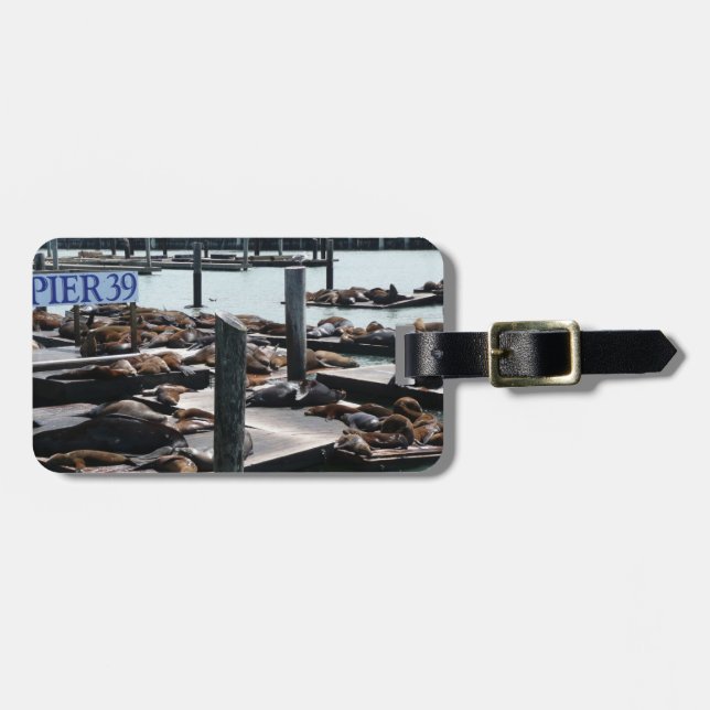 Pier 39 Sjölejon Bagagebricka (Horisontell Framsida)