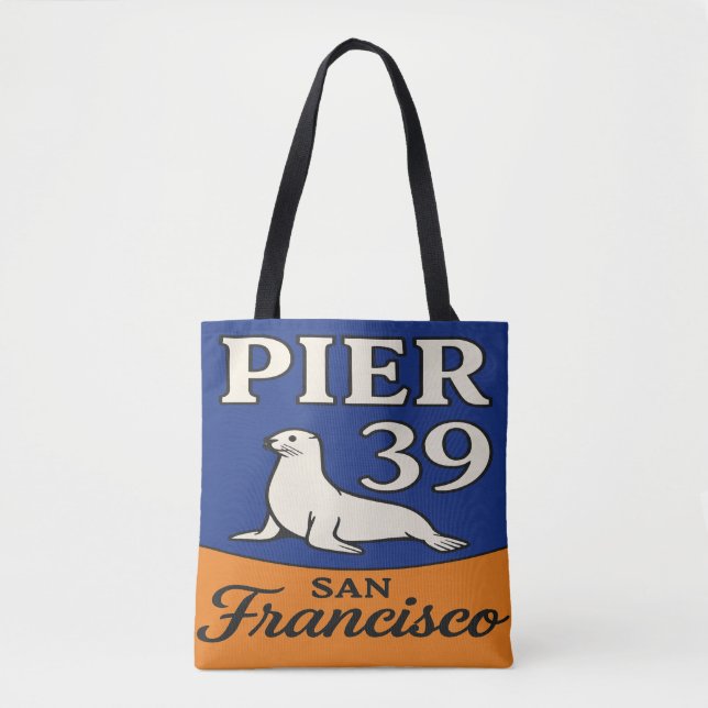 Pier 39 tote tygkasse (Framsida)