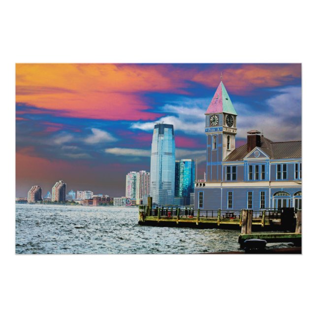 Pier A Lower Manhattan New York City USA Poster (Framsidan)