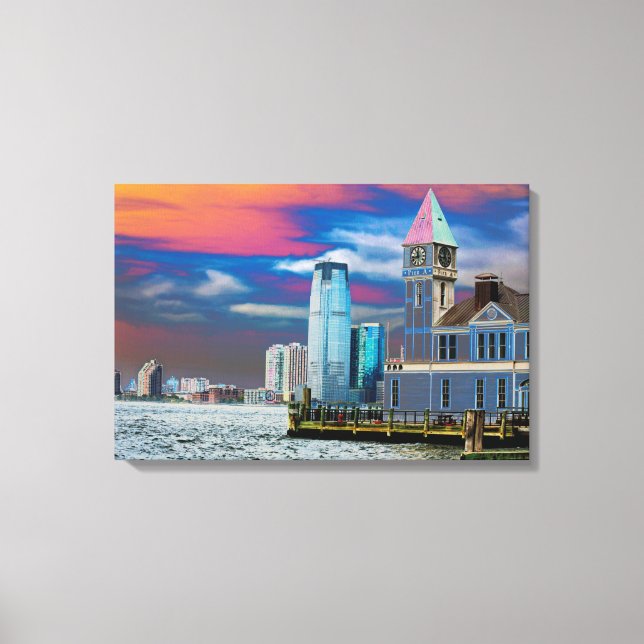 Pier A Lower Manhattan New York City USA Poster Canvastryck (Framsida)