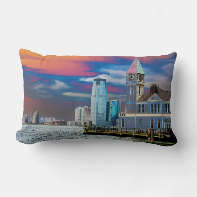 Pier A Lower Manhattan New York City USA Poster Lumbarkudde (Framsida)