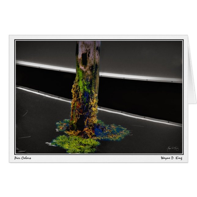 Pier Färg Hälsningskort (Framsidan Horizontal)