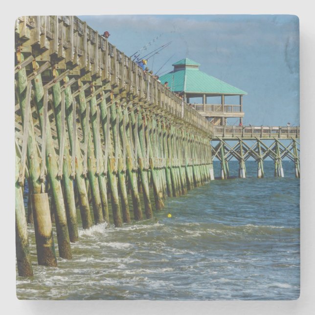 Pier Fishing Stenunderlägg (Framsidan)