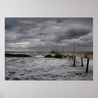 Pier före stormen poster