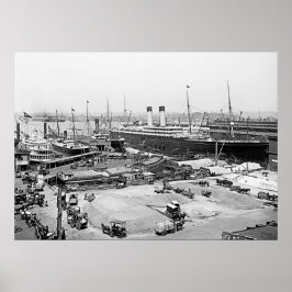 Pier från White Star Line Poster