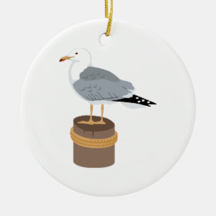 Pier Gull Julgransprydnad Keramik