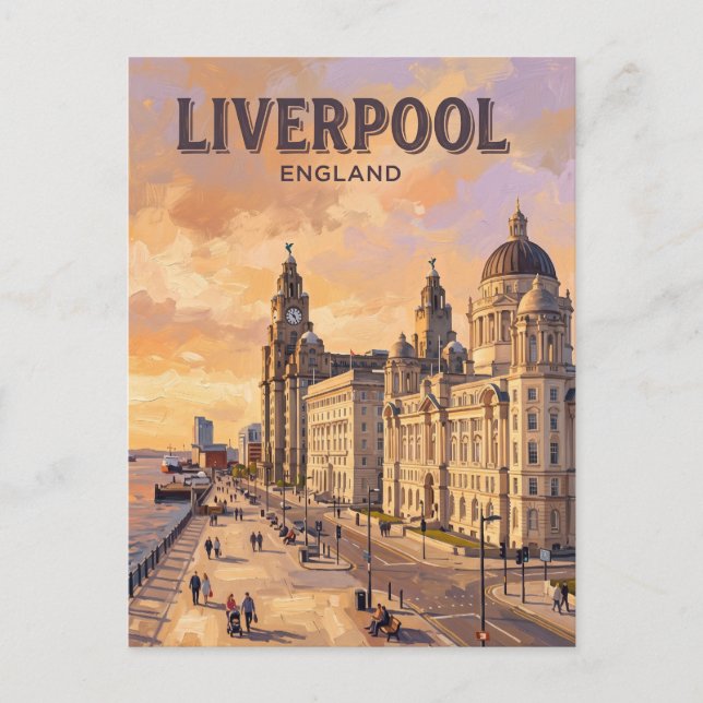 Pier Head England Vykort (Framsida)