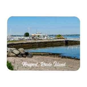 Pier i Newport Rhode island Magnet