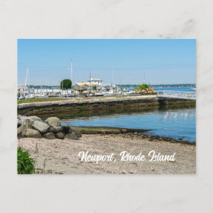 Pier i Newport Rhode island Vykort