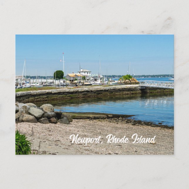 Pier i Newport Rhode island Vykort (Framsida)