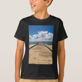 Pier in i havet Saona Domenican Republic Tee Shirt