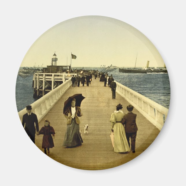 Pier Ostend Belgium Magnet (Framsidan)