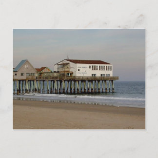 Pier på gamla Orchard Beach, Maine Vykort