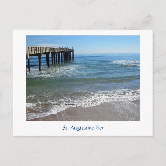 Pier på St Augustine vycard Vykort (Framsida)