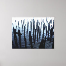 Pier-påminnelser för North End Waterfront Pier Canvastryck