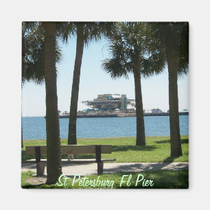 Pier St Petersburg Florida Magnet