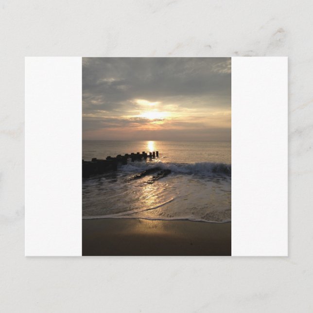 Pier sunrise vykort (Framsida)
