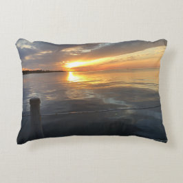 Pier Sunset Prydnadskudde